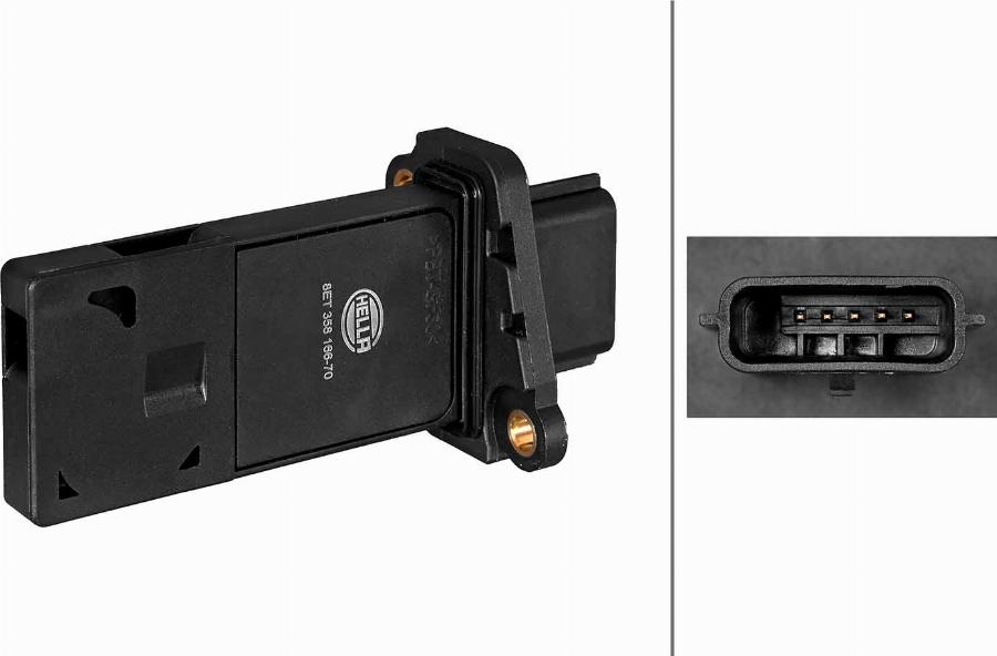 HELLA 8ET 358 166-701 - Air Mass Sensor car-mod.net