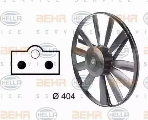 HELLA 8EW 009 144-711 - Fan, radiator car-mod.net