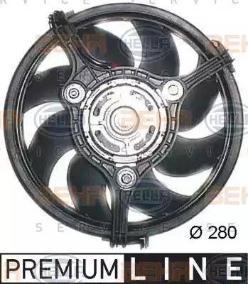 HELLA 8EW 351 044-041 - Fan, radiator car-mod.net