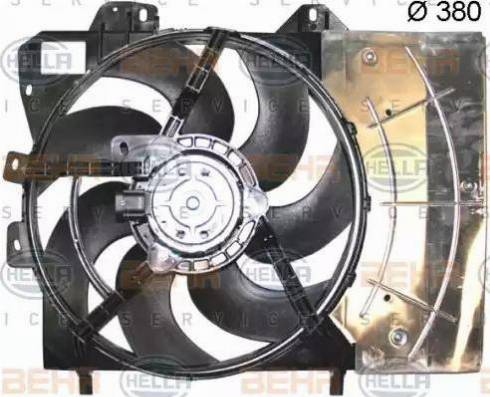 HELLA 8EW 351 044-171 - Fan, radiator car-mod.net