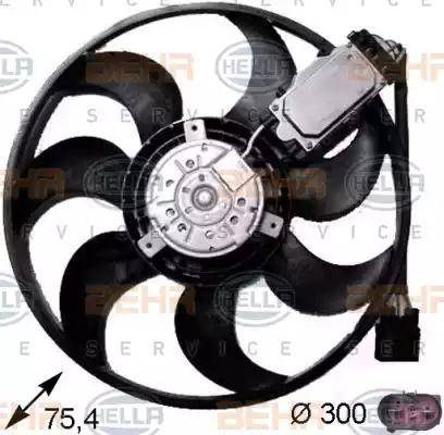 HELLA 8EW 351 043-241 - Fan, radiator car-mod.net