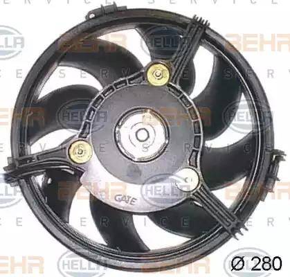 HELLA 8EW 351 043-781 - Fan, radiator car-mod.net