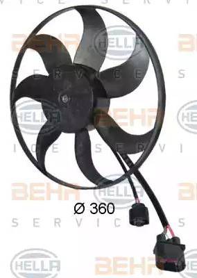 HELLA 8EW 351 039-171 - Fan, radiator car-mod.net