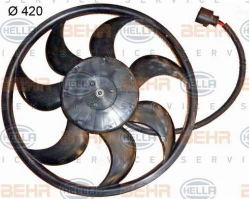 HELLA 8EW 351 150-334 - Fan, radiator car-mod.net