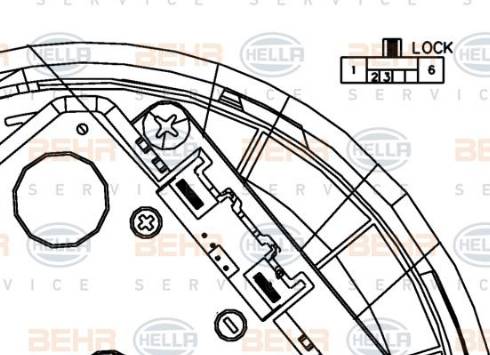 HELLA 8EW 351 151-001 - Interior Blower car-mod.net