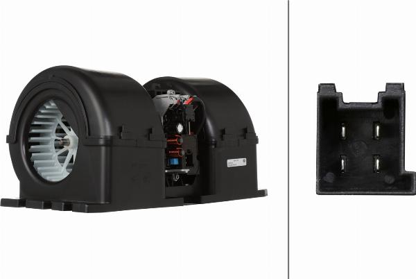 HELLA 8EW 366 400-181 - Interior Blower car-mod.net
