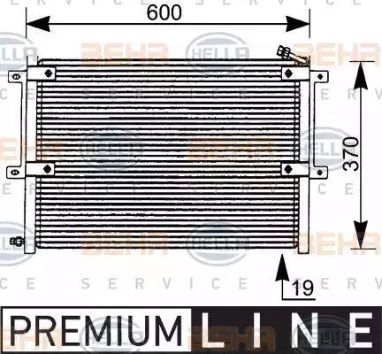 HELLA 8FC 351 036-061 - Condenser, air conditioning car-mod.net