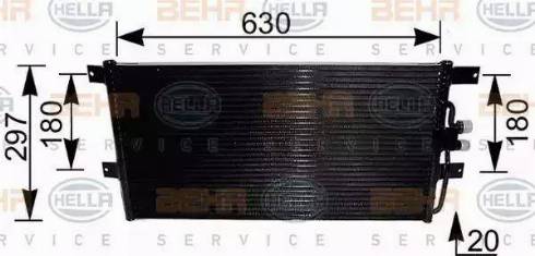HELLA 8FC 351 037-431 - Condenser, air conditioning car-mod.net