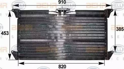 HELLA 8FC 351 300-191 - Condenser, air conditioning car-mod.net