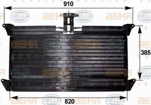HELLA 8FC 351 300-181 - Condenser, air conditioning car-mod.net