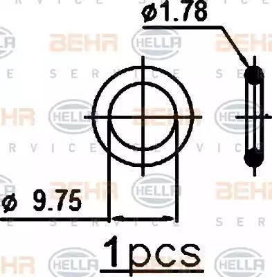 HELLA 8FC 351 301-741 - Condenser, air conditioning car-mod.net