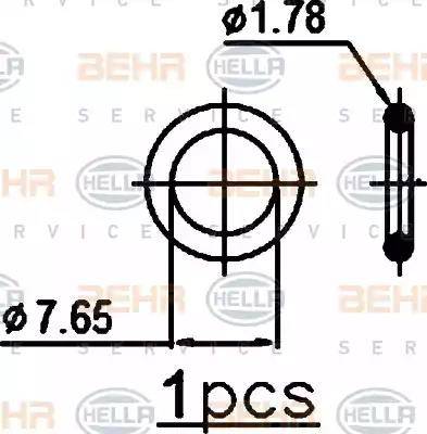 HELLA 8FC 351 302-371 - Condenser, air conditioning car-mod.net