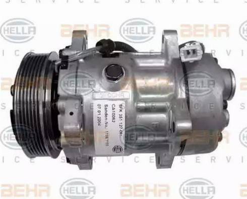HELLA 8FK 351 127-081 - Compressor, air conditioning car-mod.net