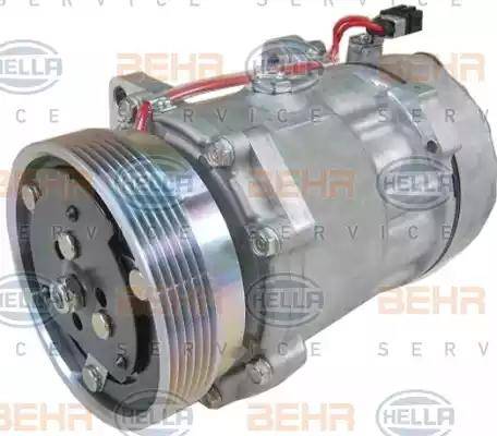 HELLA 8FK 351 127-331 - Compressor, air conditioning car-mod.net