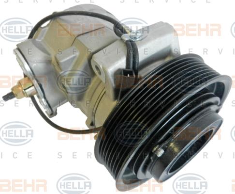 HELLA 8FK 351 176-711 - Compressor, air conditioning car-mod.net
