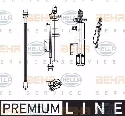 HELLA 8FT 351 198-541 - Dryer, air conditioning car-mod.net