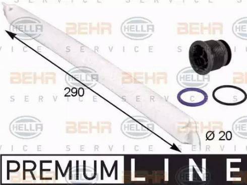 HELLA 8FT 351 193-281 - Dryer, air conditioning car-mod.net