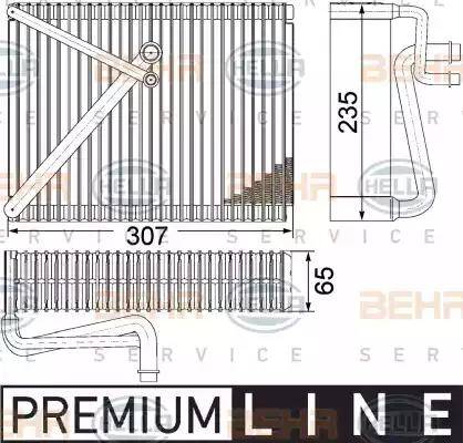 HELLA 8FV 351 330-651 - Evaporator, air conditioning car-mod.net