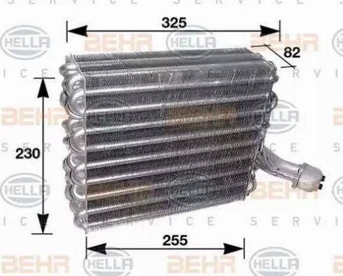 HELLA 8FV 351 210-311 - Evaporator, air conditioning car-mod.net