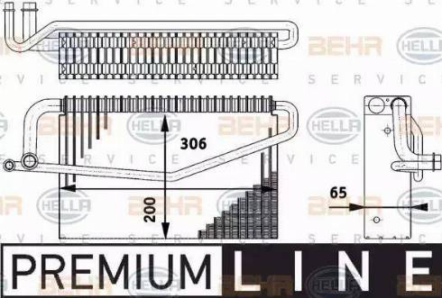 HELLA 8FV 351 211-371 - Evaporator, air conditioning car-mod.net