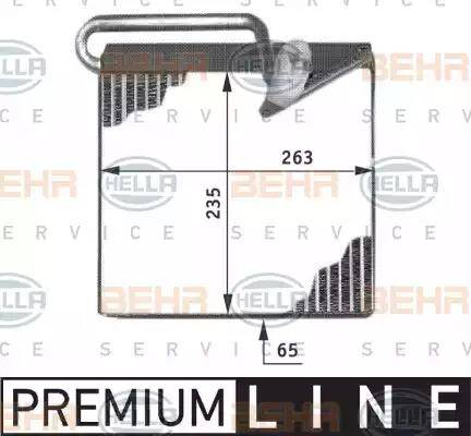 HELLA 8FV 351 211-241 - Evaporator, air conditioning car-mod.net