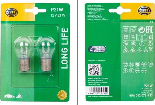 HELLA 8GA002073-183 - Bulb, indicator car-mod.net