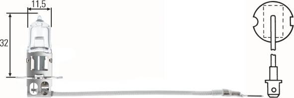 HELLA 8GH 002 090-481 - Bulb, headlight car-mod.net