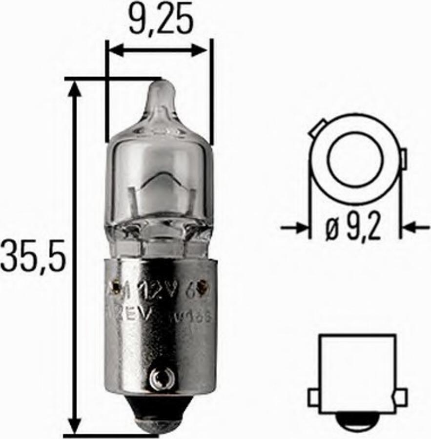 HELLA 8GH 007 643-171 - Bulb, indicator car-mod.net