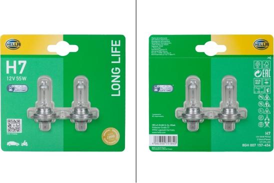 HELLA 8GH007157-454 - Bulb, spotlight car-mod.net