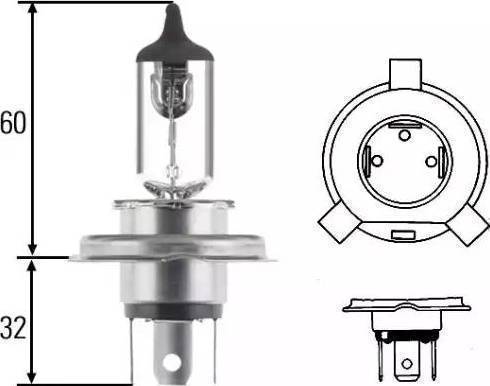 HELLA 8GJ 002 525-258 - Bulb, headlight car-mod.net