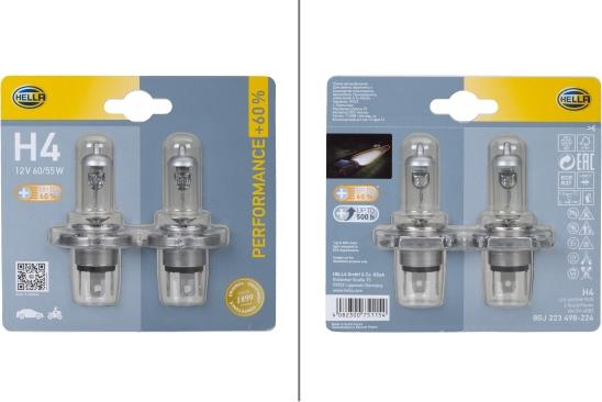 HELLA 8GJ223498-224 - Bulb, spotlight car-mod.net
