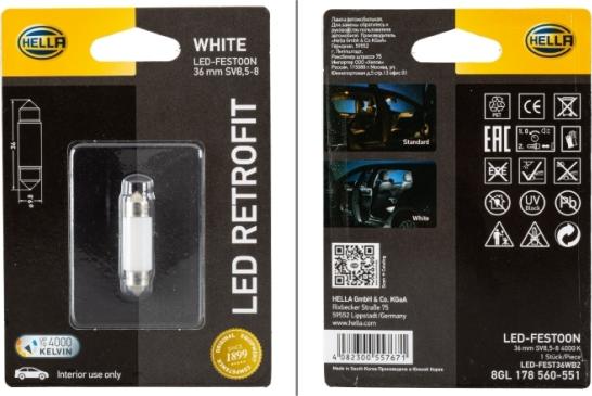 HELLA 8GL 178 560-551 - Bulb, interior light car-mod.net