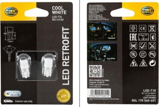 HELLA 8GL 178 560-601 - Bulb, interior light car-mod.net