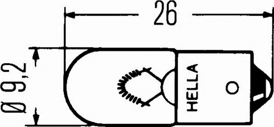 HELLA 8GP 002 067-011 - Bulb, indicator car-mod.net