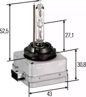 HELLA 8GS 009 028-021 - Bulb, headlight car-mod.net