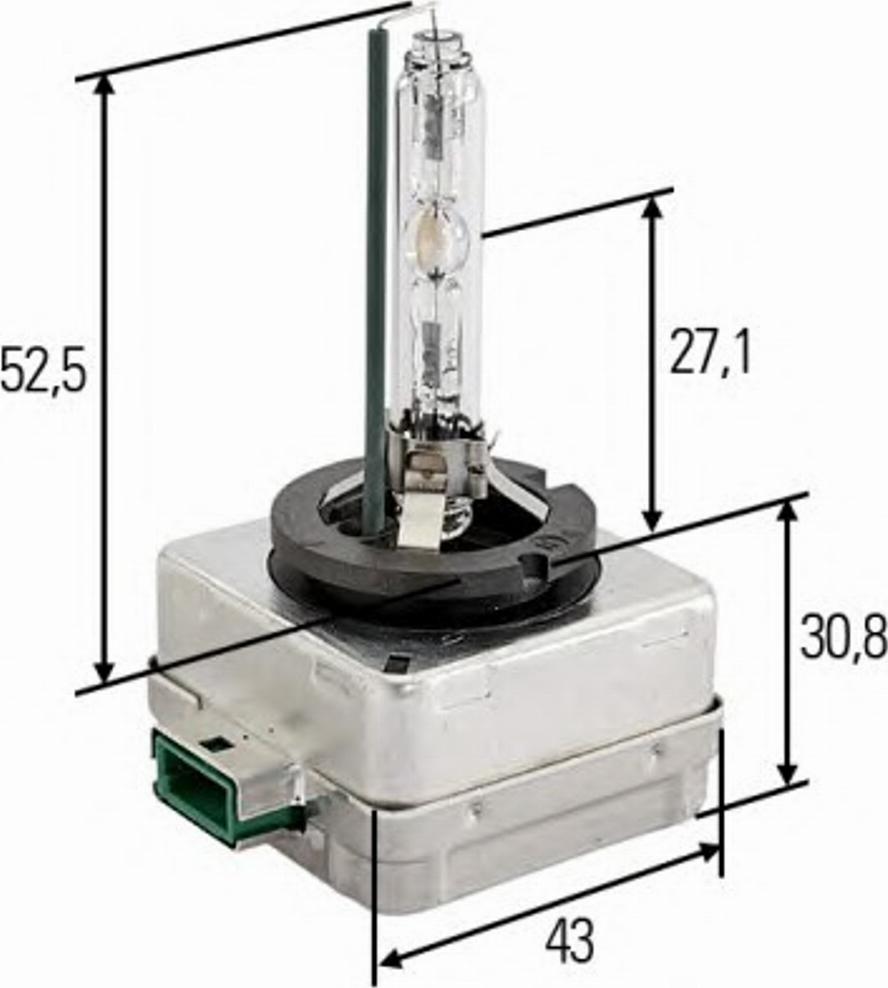 HELLA 8GS 009 028-201 - Bulb, headlight car-mod.net