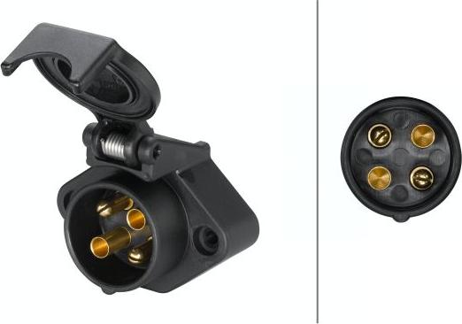 HELLA 8JB001944011 - Trailer socket car-mod.net