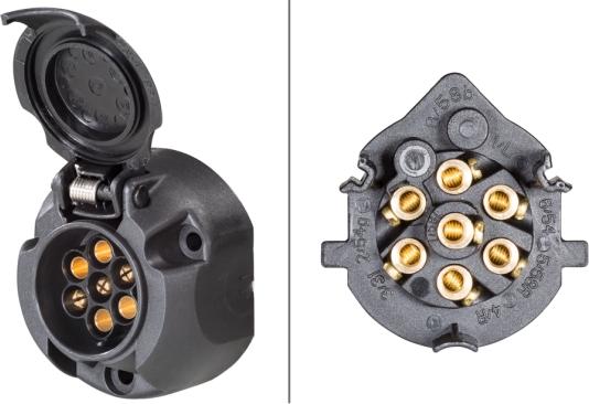 HELLA 8JB001943003 - Trailer socket car-mod.net