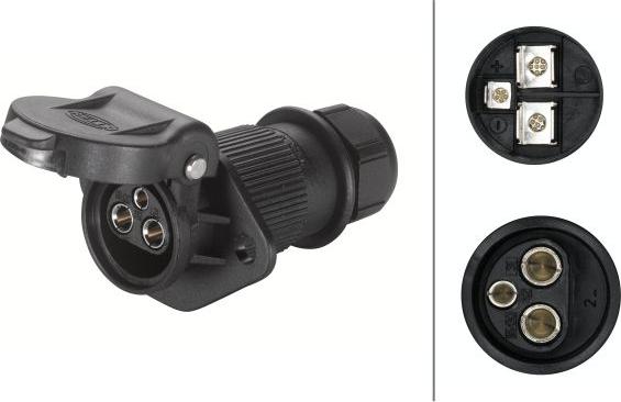 HELLA 8JB001933042 - Trailer socket car-mod.net