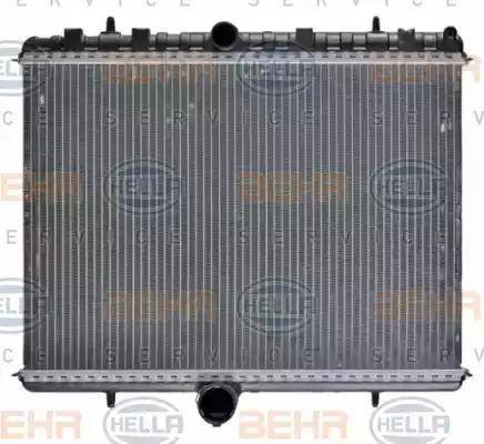 HELLA 8MK 376 745-131 - Radiator, engine cooling car-mod.net