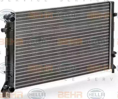 HELLA 8MK 376 700-491 - Radiator, engine cooling car-mod.net