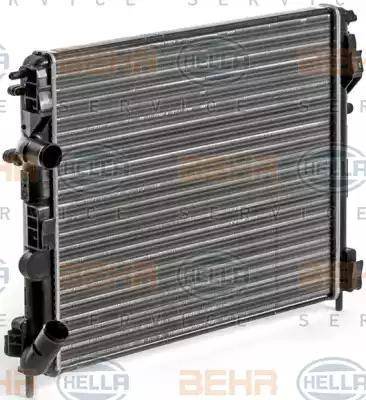 HELLA 8MK 376 700-581 - Radiator, engine cooling car-mod.net