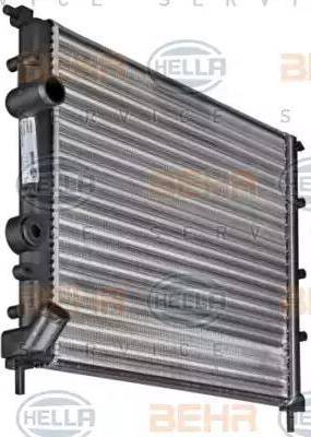 HELLA 8MK 376 716-161 - Radiator, engine cooling car-mod.net