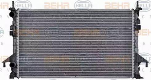 HELLA 8MK 376 716-291 - Radiator, engine cooling car-mod.net