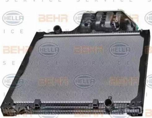 HELLA 8MK 376 721-711 - Radiator, engine cooling car-mod.net