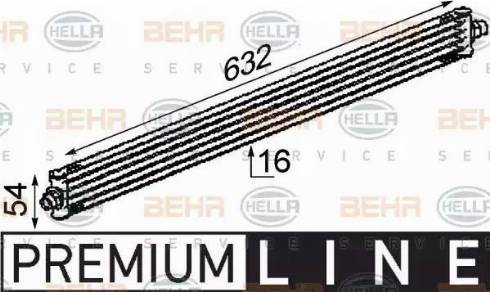 HELLA 8MO 376 722-311 - Oil Cooler, automatic transmission car-mod.net