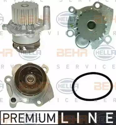 HELLA 8MP 376 800-021 - Water Pump car-mod.net