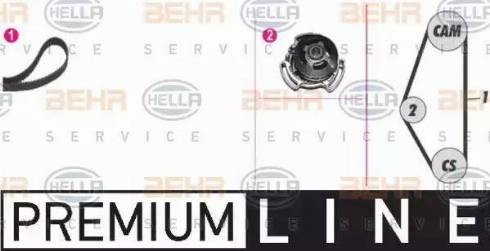 HELLA 8MP 376 801-821 - Water Pump & Timing Belt Set car-mod.net