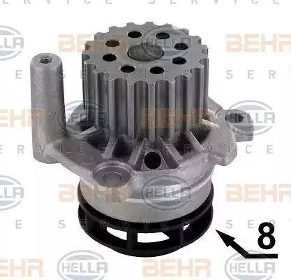 HELLA 8MP 376 810-474 - Water Pump car-mod.net