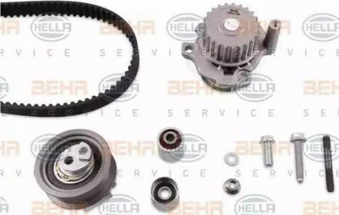 HELLA 8MP 376 813-861 - Water Pump & Timing Belt Set car-mod.net